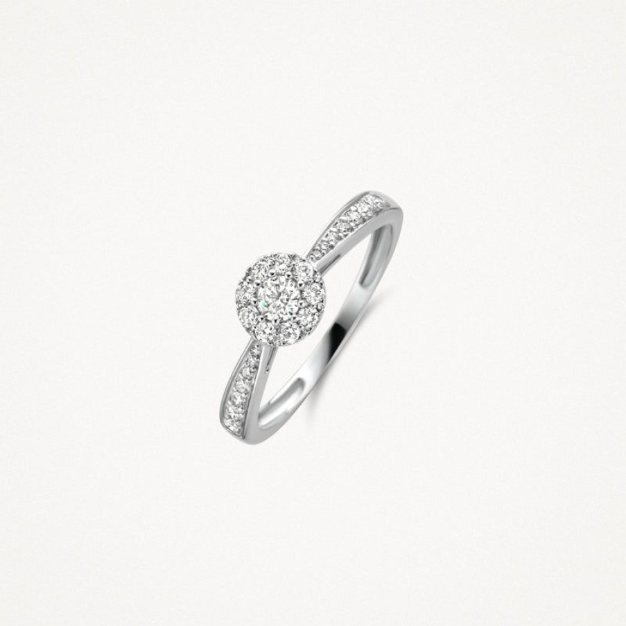 Rings Blush | 14K White Gold With Diamond