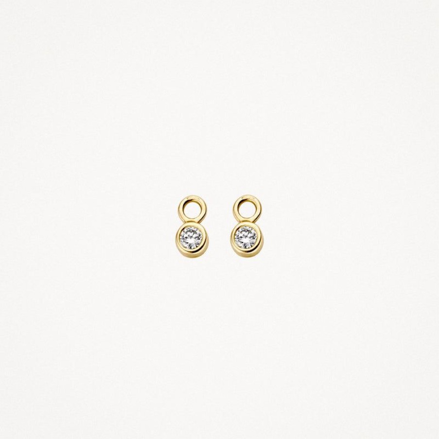 Ear Charms Blush | 14K Yellow Gold With Zirconia