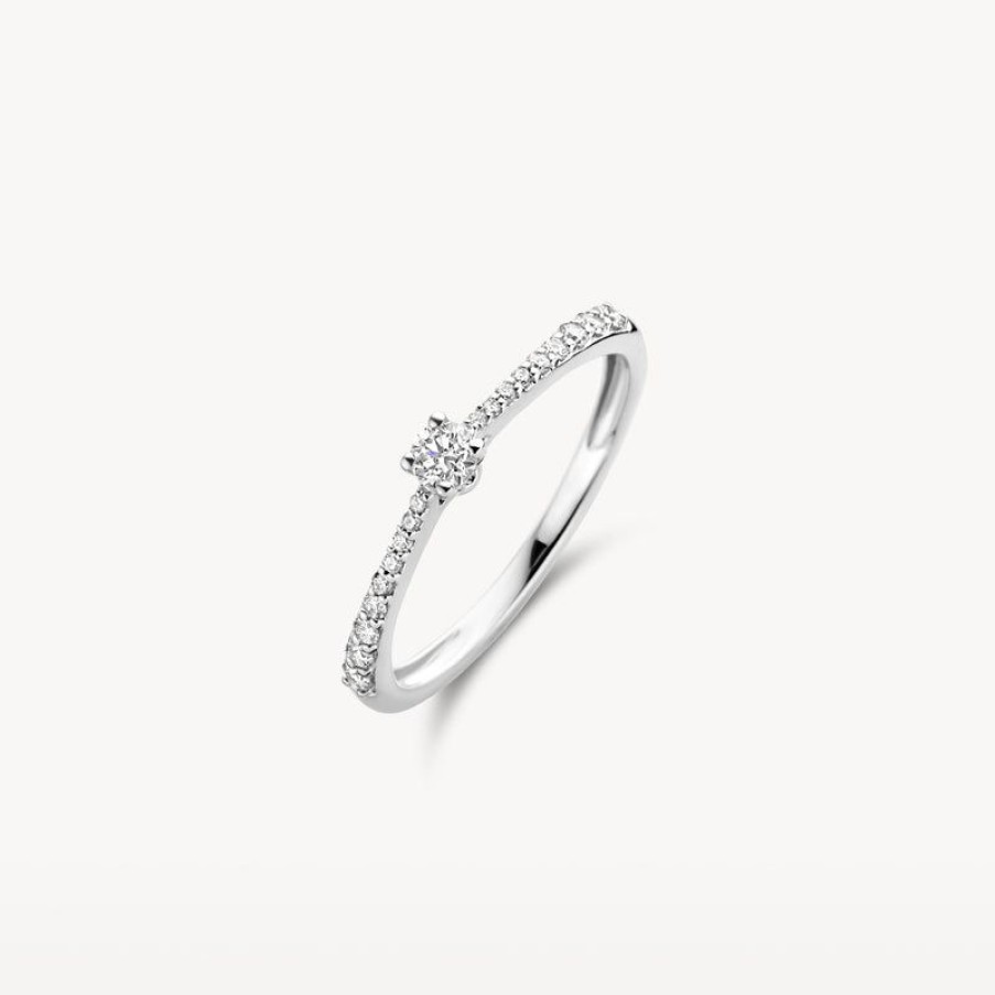 Rings Blush | 14K White Gold With Diamond