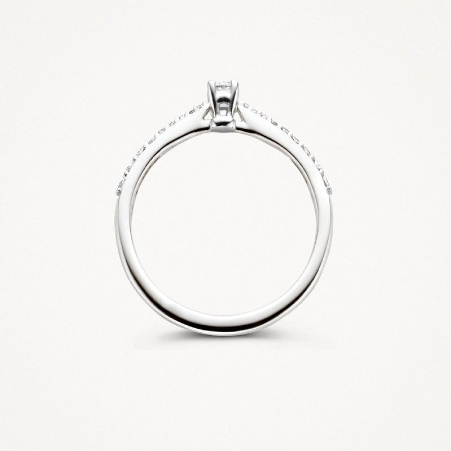 Rings Blush | 14K White Gold With Diamond