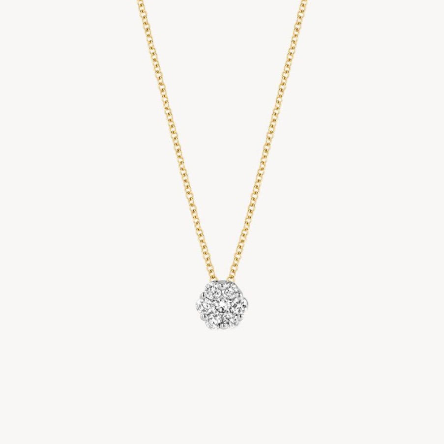 Necklaces Blush | 14K Yellow And White Gold With Diamond