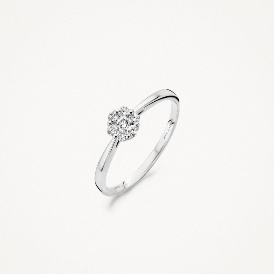 Rings Blush | 14K White Gold With Diamond