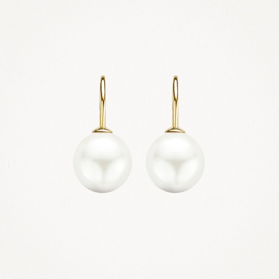 Ear Charms Blush | 14K Yellow Gold With Swarovski Pearl