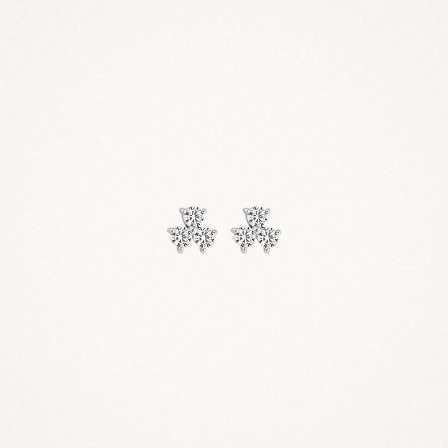 Earrings Blush | 14K White Gold With Zirconia