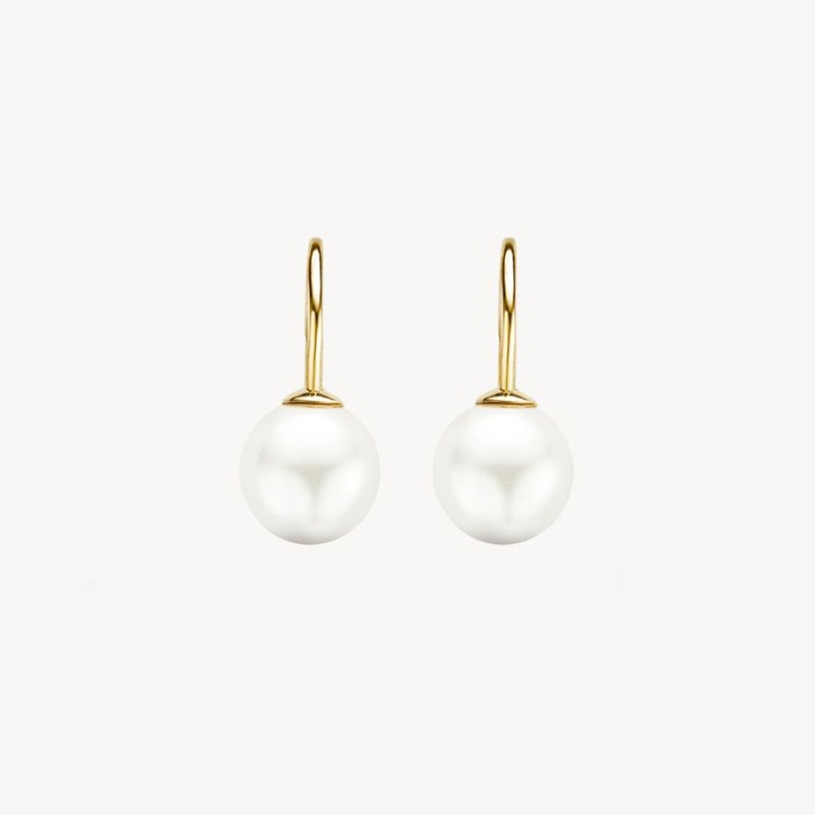 Ear Charms Blush | 14K Yellow Gold With Swarovski Pearl