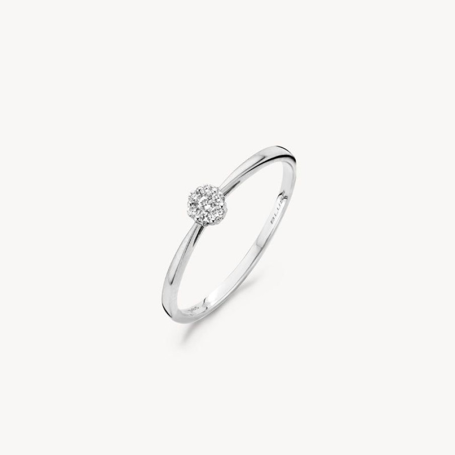 Rings Blush | 14K White Gold With Diamond