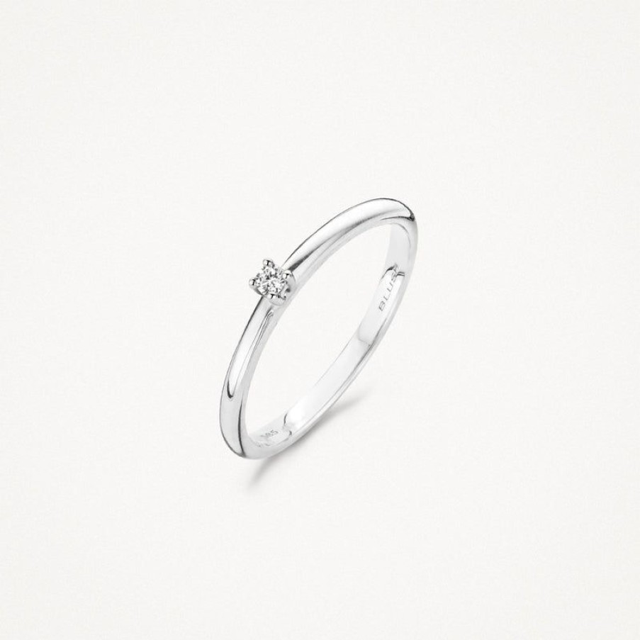 Rings Blush | 14K White Gold With Diamond