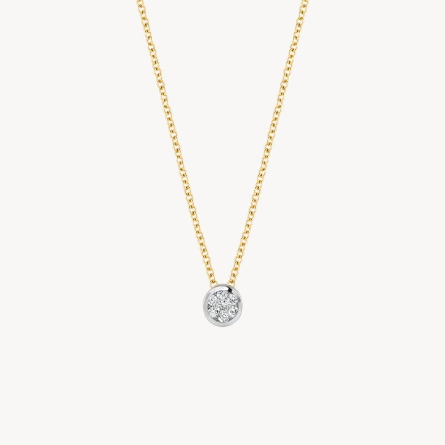 Necklaces Blush | 14K Yellow And White Gold With Diamond