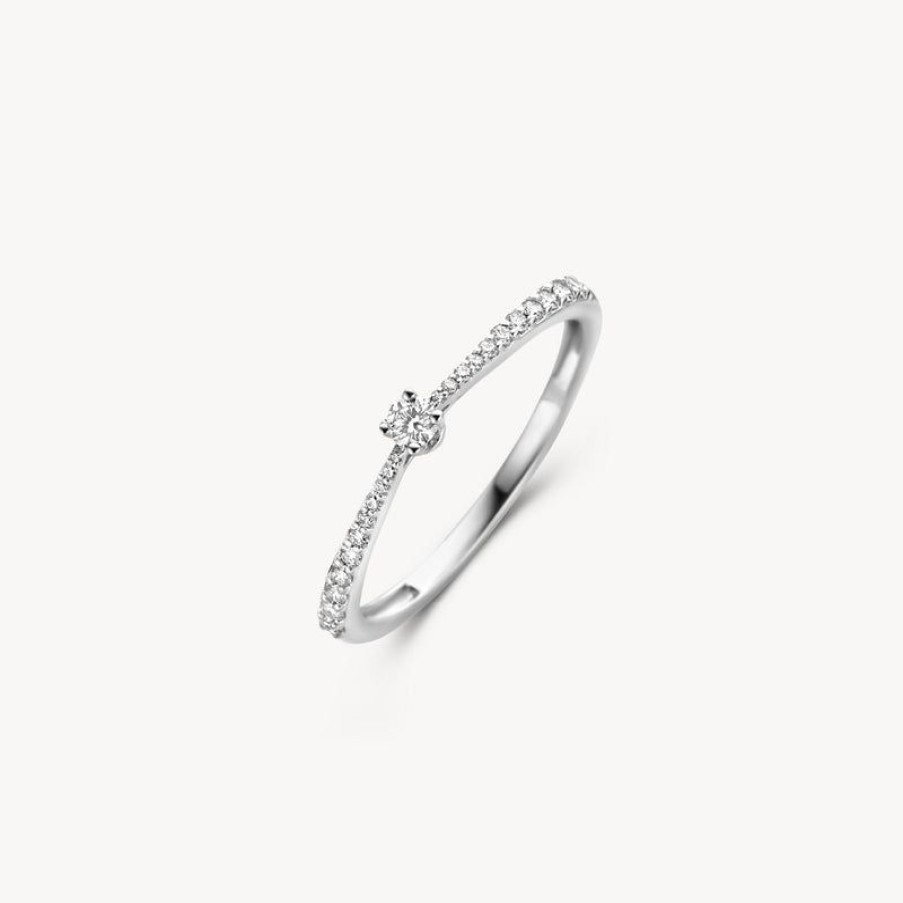 Rings Blush | 14K White Gold With Diamond