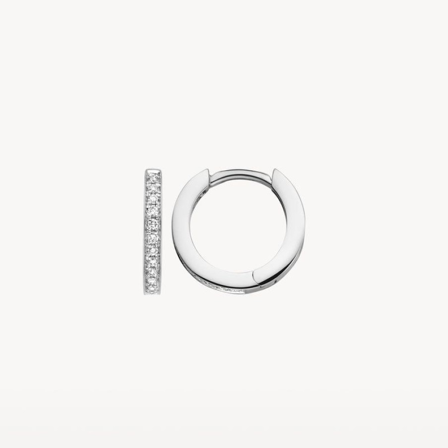 Ear Charms Blush | 14K White Gold With Diamond