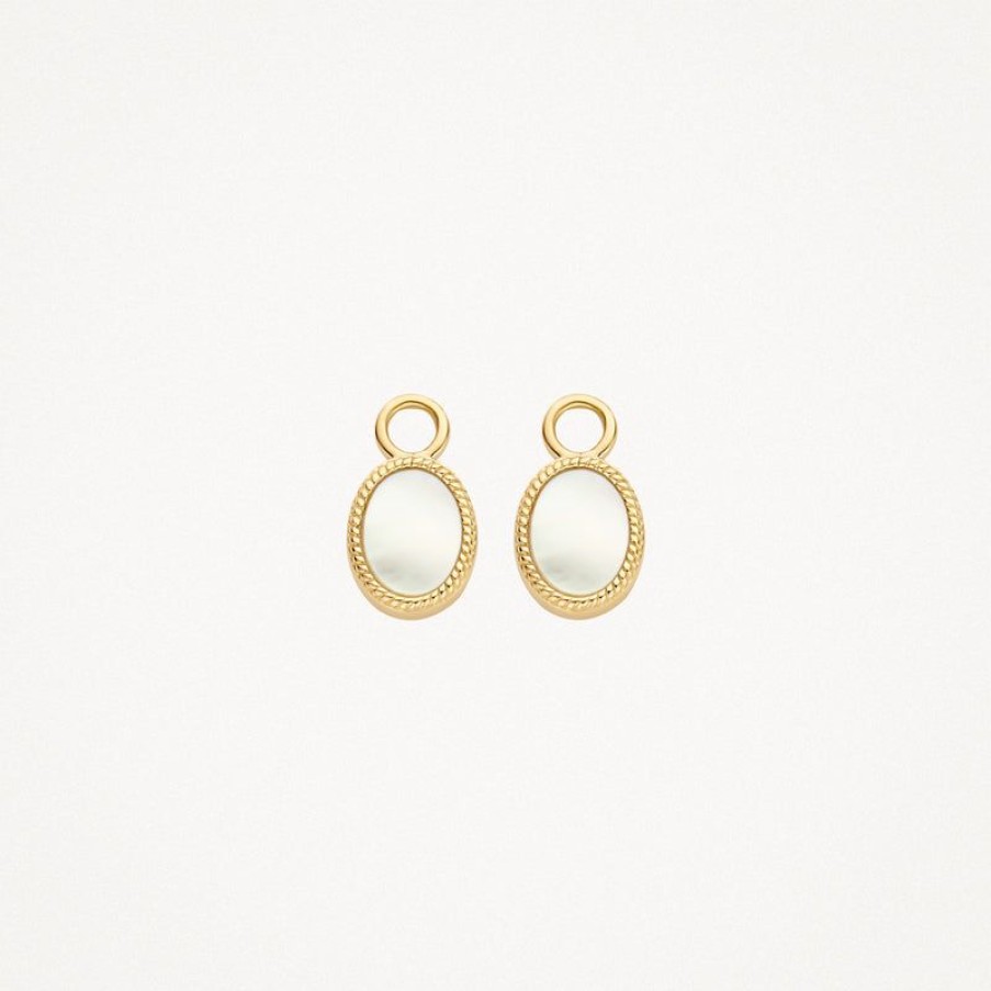 Ear Charms Blush | 14K Yellow Gold With Mother Of Pearl