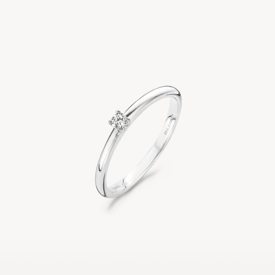 Rings Blush | 14K White Gold With Diamond