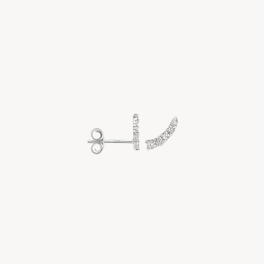 Ear Charms Blush | 14K White Gold With Zirconia