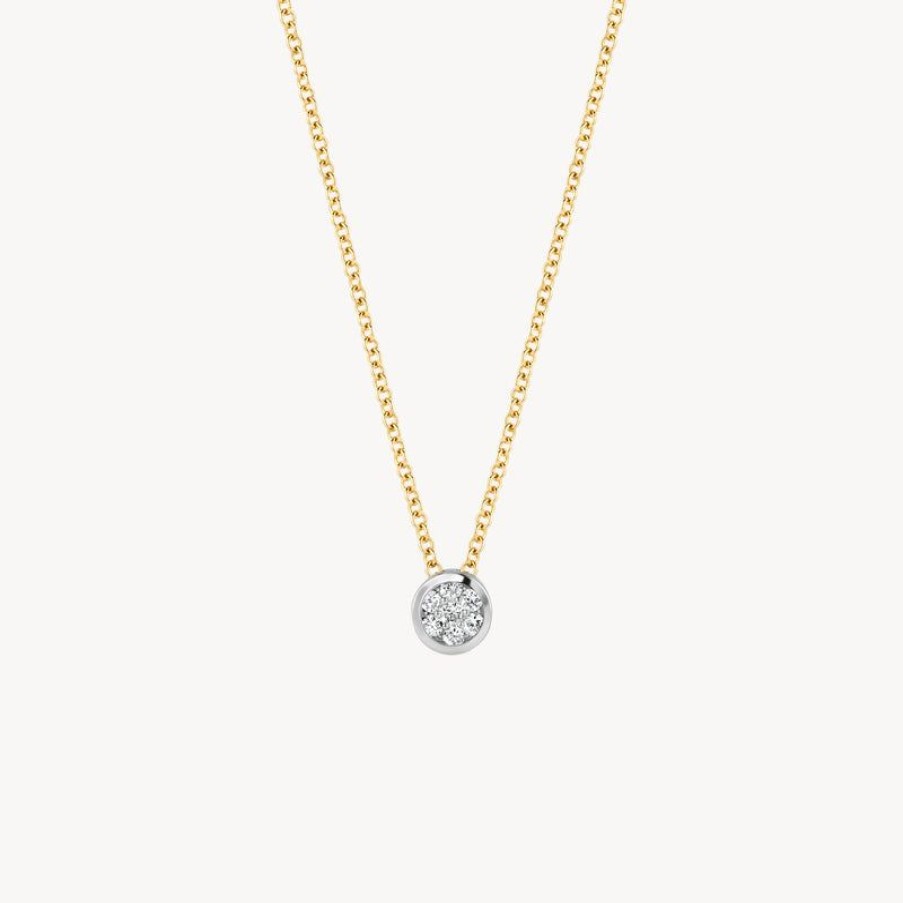 Necklaces Blush | 14K Yellow And White Gold With Diamond