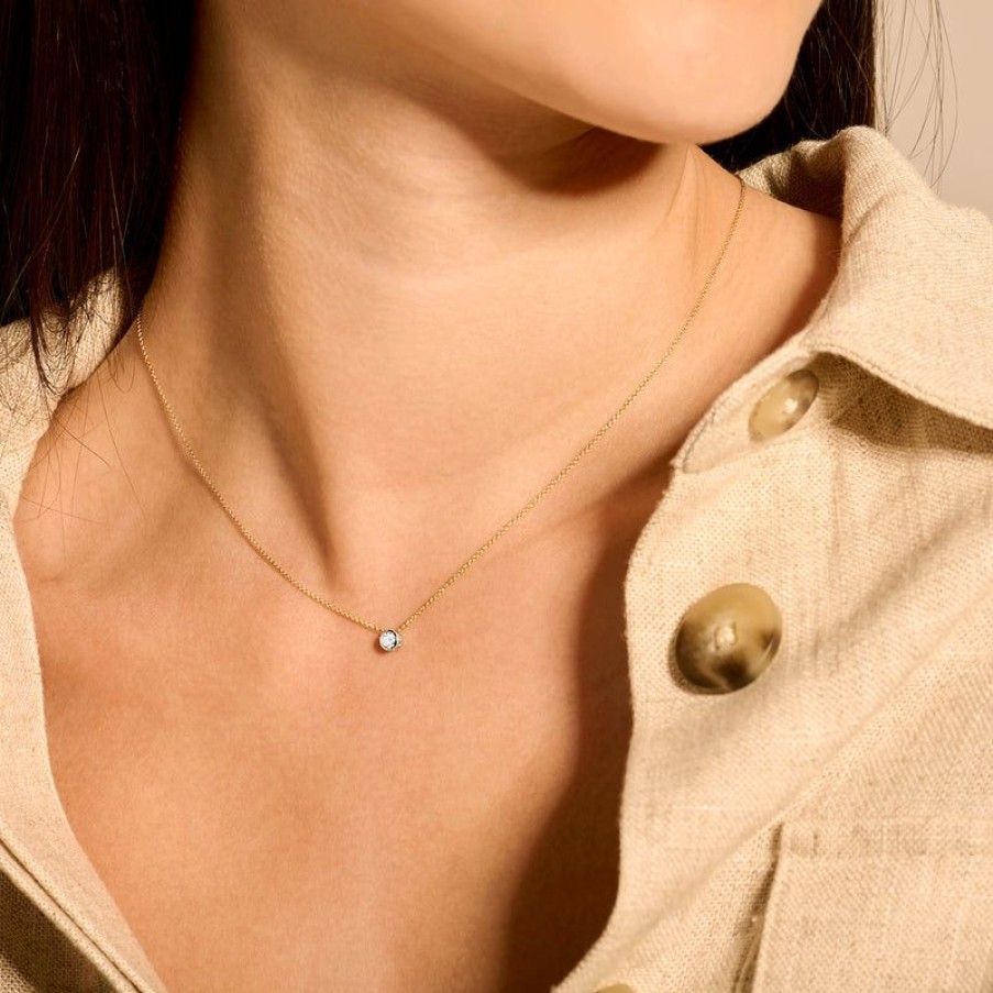 Necklaces Blush | 14K Yellow And White Gold With Diamond