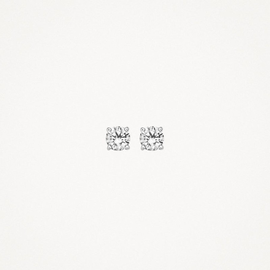 Ear Charms Blush | 14K White Gold With Zirconia