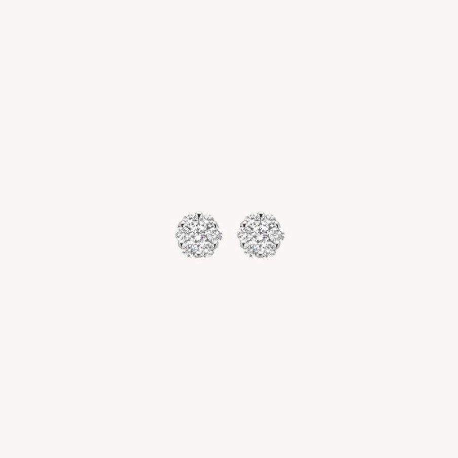 Ear Charms Blush | 14K White Gold With Diamond