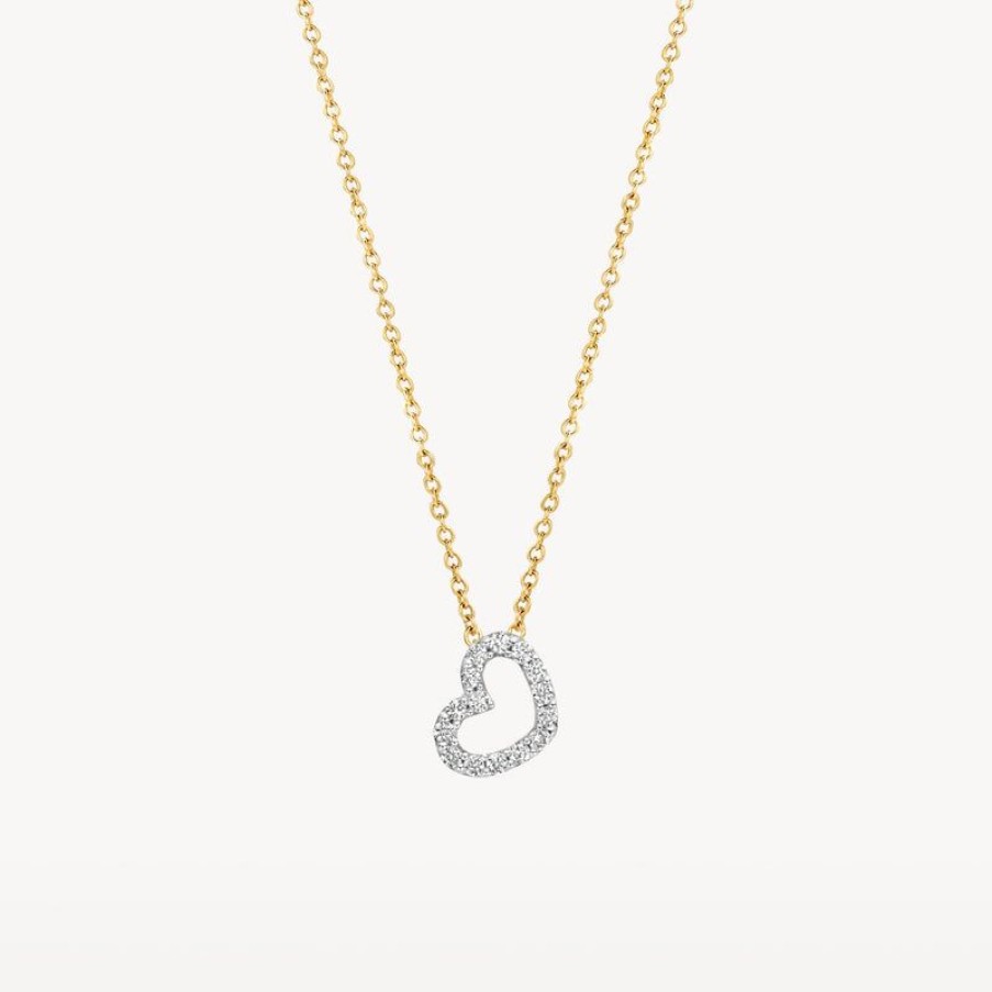 Necklaces Blush | 14K Yellow And White Gold With Diamond