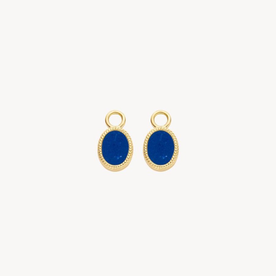 Ear Charms Blush | 14K Yellow Gold With Lapis Lazuli