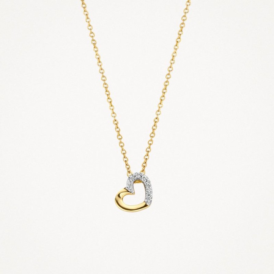 Necklaces Blush | 14K Yellow And White Gold With Diamond