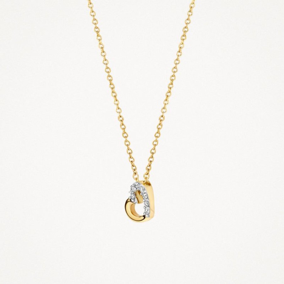 Necklaces Blush | 14K Yellow And White Gold With Diamond