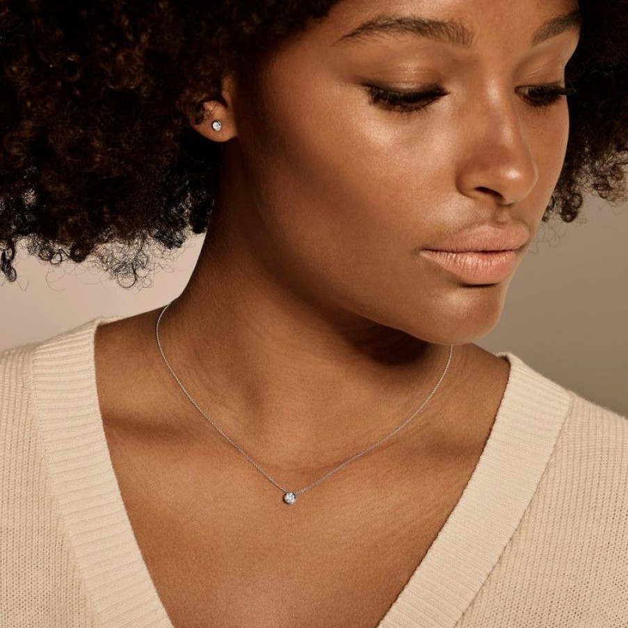 Necklaces Blush | 14K White Gold With Diamond